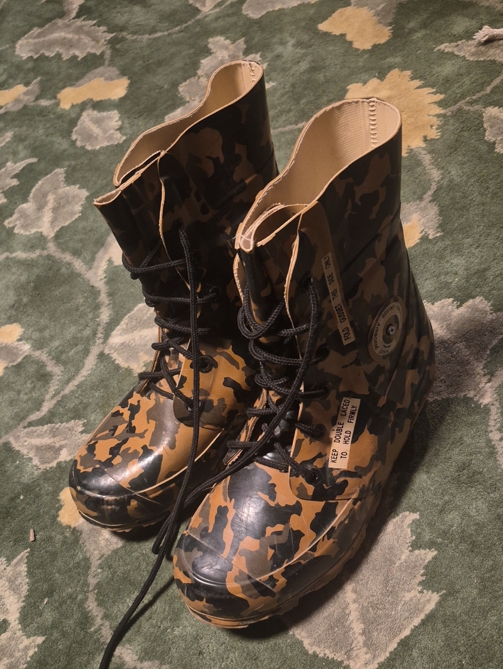 Camouflage Men's Rain Boots - Brown Camo